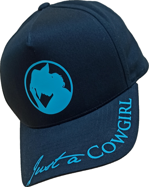 Cap "Just a Cowgirl" Schwarz