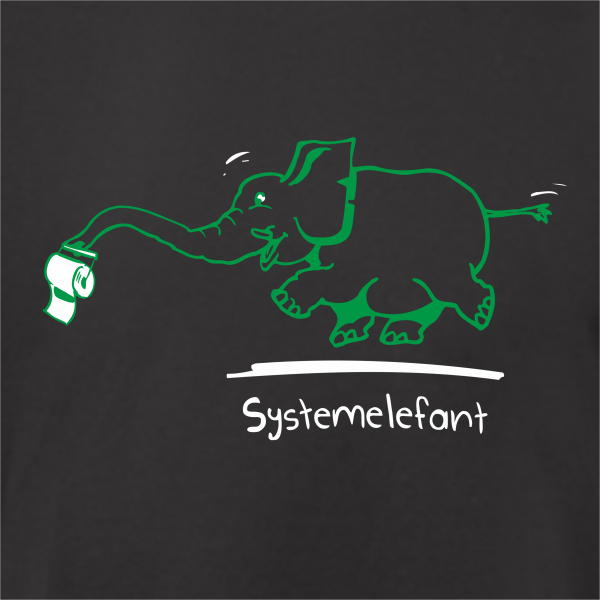T-Shirt "Systemelefant"