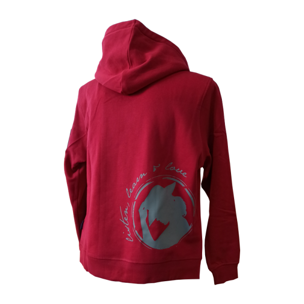 Sweatjacke "Just a Cowgirl" Raspberry